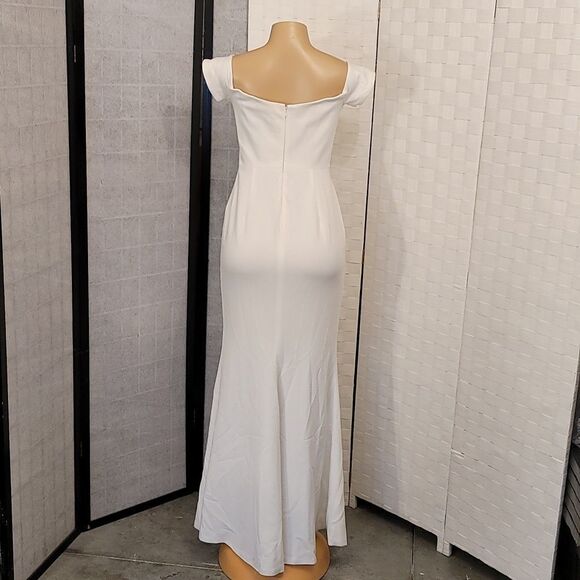 BRAND NEW DRESS THE POPULATION LOGAN OFF-THE-SHOULDER SWEETHEART DRESS - Picture 7 of 16